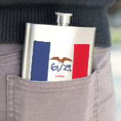 アイオワ州旗デザイン フラスク (インサイチュ)