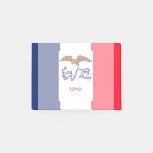 アイオワ州旗デザイン ポストイット (正面)