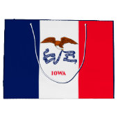アイオワ州旗デザイン ラージペーパーバッグ (裏面)