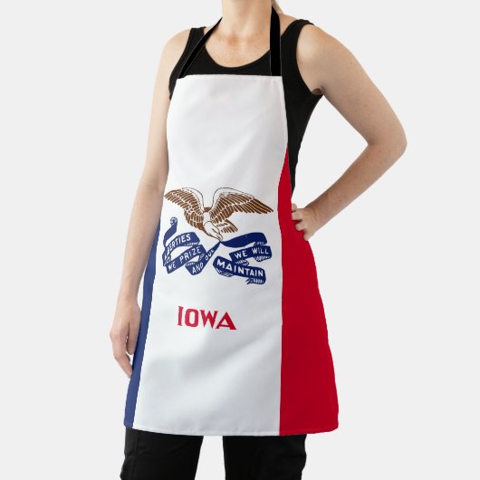 アイオワ州旗 エプロン (インサイチュ)