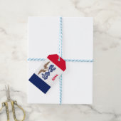 アイオワ州旗 ギフトタグ (より糸つき)