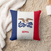 アイオワ州旗 クッション (ブランケット)