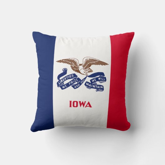 アイオワ州旗 クッション (裏面)