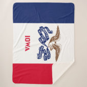 アイオワ州旗 シェルパブランケット (正面)