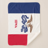 アイオワ州旗 シェルパブランケット (正面)