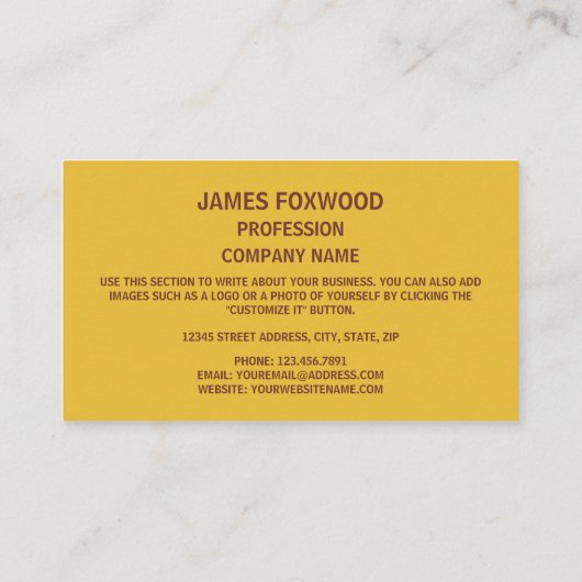 アイオワ州旗・シールアイオワ州旗 名刺 (裏面)