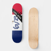 アイオワ州旗 スケートボード (正面)