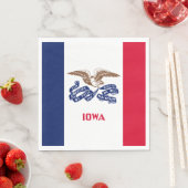 アイオワ州旗 スタンダードランチョンナプキン (インサイチュ)