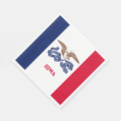 アイオワ州旗 スタンダードランチョンナプキン (角)