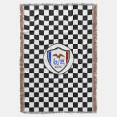 アイオワ州旗 スローブランケット (正面縦)