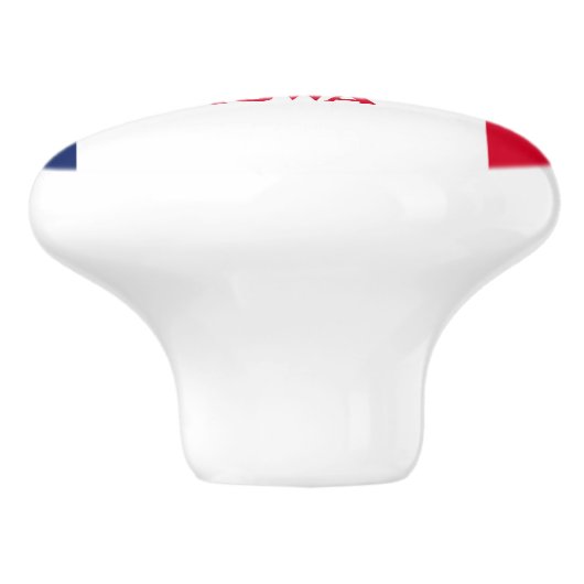 アイオワ州旗 セラミックノブ (側面)