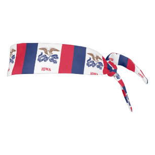 アイオワ州旗 タイヘッドバンド