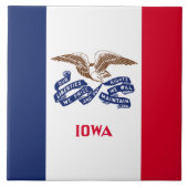 アイオワ州旗 タイル (正面)