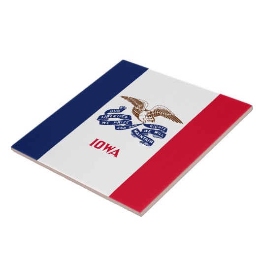 アイオワ州旗 タイル (側面)