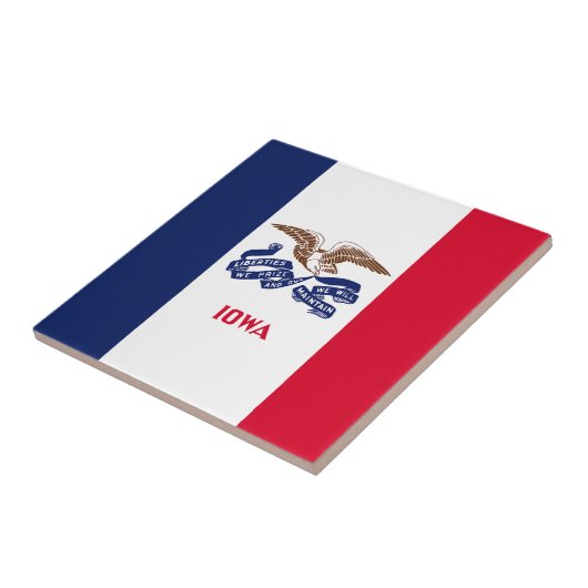 アイオワ州旗 タイル (側面)