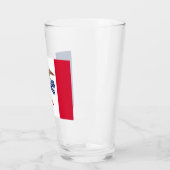 アイオワ州旗 タンブラーグラス (左)