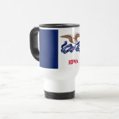 アイオワ州旗 トラベルマグ (正面左)