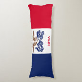 アイオワ州旗 ボディピロー (正面縦)