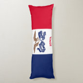 アイオワ州旗 ボディピロー (裏面 (縦))