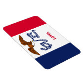 アイオワ州旗 マグネット (右側)