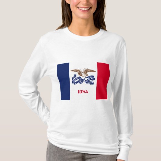アイオワ州旗 Tシャツ (正面)