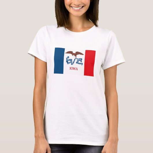 アイオワ州旗Tシャツ Tシャツ (正面)