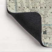 アイオワ州立木久郡州図 マウスパッド (コーナー)