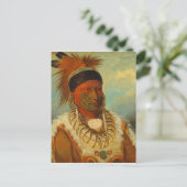 アイオワ州長官のホワイトクラウド ポストカード (スタンド正面)