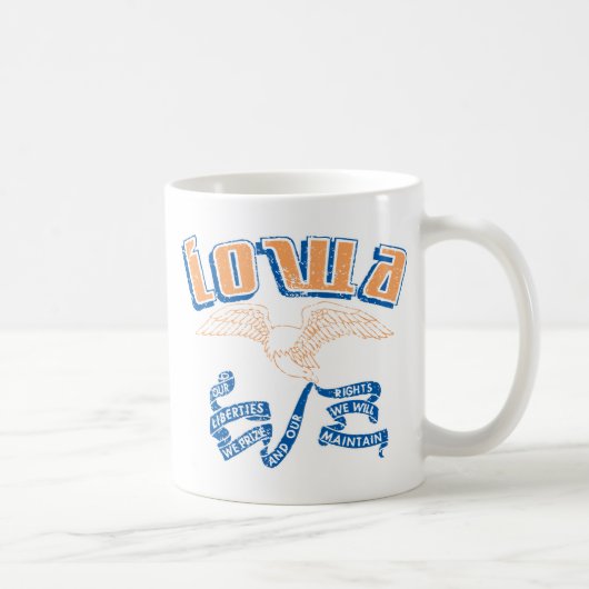 アイオワ州 コーヒーマグカップ (右)