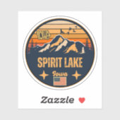 アイオワ州，スピリット湖 シール (シート)