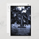 アイオワ市のブラックエンジェルのポストカード ポストカード (正面/裏面)