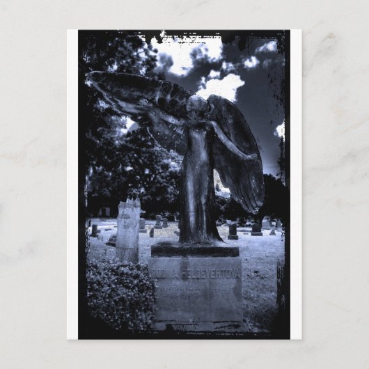 アイオワ市のブラックエンジェルのポストカード ポストカード (正面)