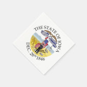 アイオワ徴候 スタンダードカクテルナプキン (角)