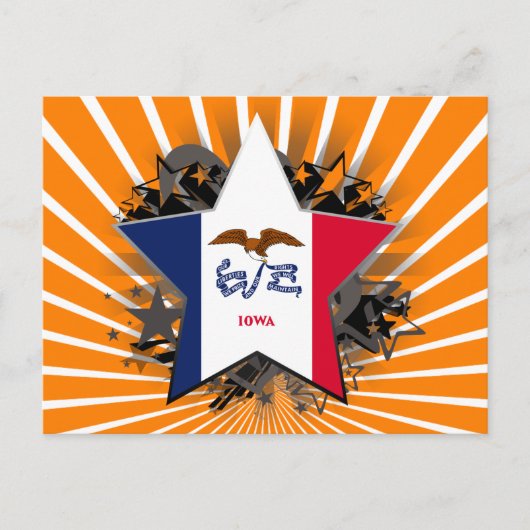 アイオワ星 ポストカード (正面)