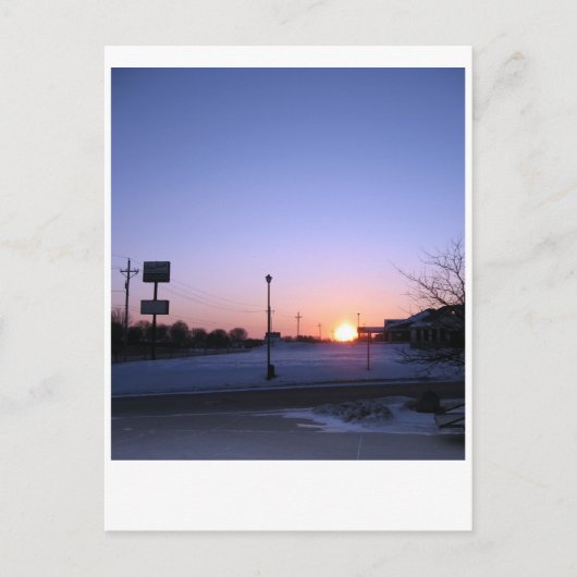 アイオワ朝 ポストカード (正面)