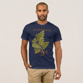 アイオワ準州のオークの木 Tシャツ (正面フル)