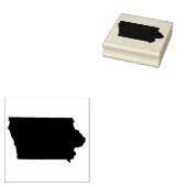 アイオワ無地のラバーアートスタンプ ラバースタンプ (押印)