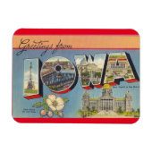 アイオワ磁石 マグネット (横)