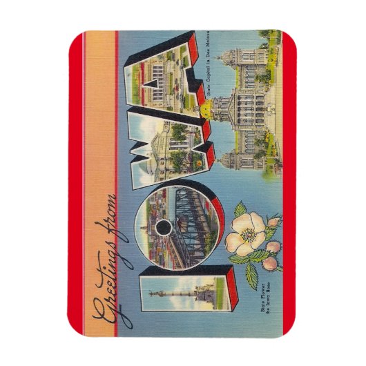 アイオワ磁石 マグネット (縦)