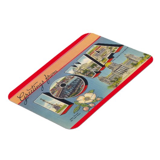 アイオワ磁石 マグネット (左側)