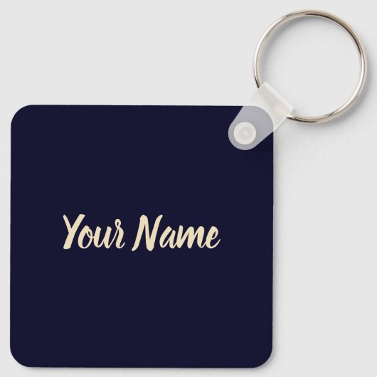 アイオワ統一された州レトロ州マップヴィンテージUSA キーホルダー (裏面)