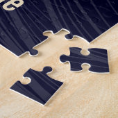 アイオワ統一された州レトロ州マップヴィンテージUSA ジグソーパズル (側面)