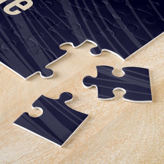 アイオワ統一された州レトロ州マップヴィンテージUSA ジグソーパズル (側面)