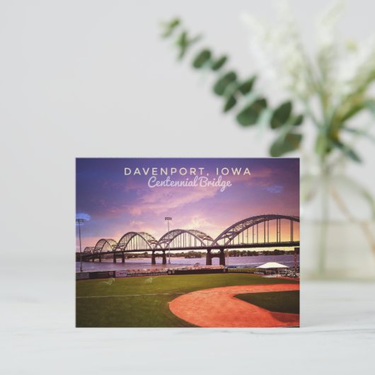 アイオワ葉書からこんにちは ポストカード (スタンド正面)