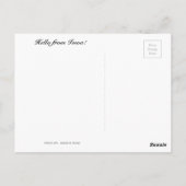 アイオワ葉書からこんにちは ポストカード (裏面)