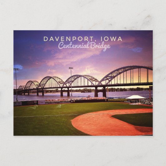 アイオワ葉書からこんにちは ポストカード (正面)