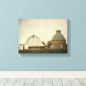 アイオワ農業 キャンバスプリント (インサイチュ (ウッドフロア))