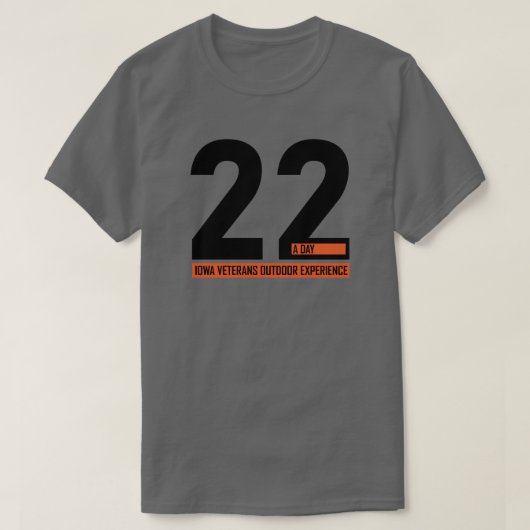 アイオワ退役軍人アウトドアエクスペリエンスメンズシャツ Tシャツ (デザイン正面)