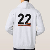 アイオワ退役軍人アウトドアエクスペリエンスメンズフード付きスウェットシャツ パーカ (裏面)