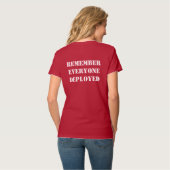 アイオワ退役軍人屋外エクスペリエンスR.E.D. V-neck Tシャツ (裏面フル)